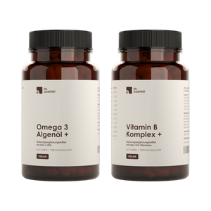 Dr. Gumpert VEGANES Kopf & Nerven-Paket mit Vitamin B und Omega-3 (60 + 60 Kapseln)