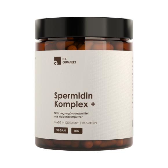 Dr. Gumpert Spermidin-Komplex-Plus zur Unterstützung der Zellfunktion und Zellreinigung (90 Kapseln)